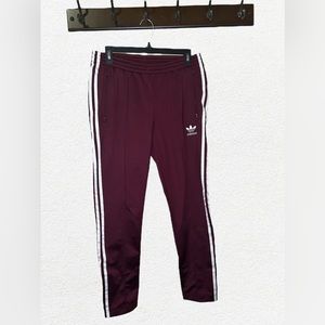 Adidas Women’s Burgundy Track Pants